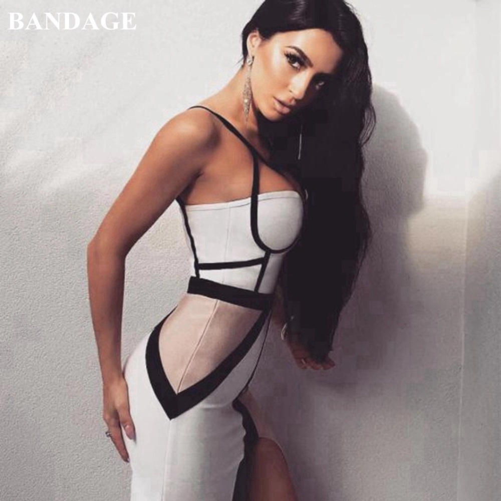 Bodycon Caged Bandage Dress